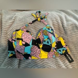 New with tags disney nightmare before christmas bikini top sally size 3